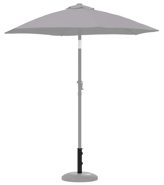 Napernyő Alap Cső 0.6 kg Fekete Vas for 40-50 mm Pole