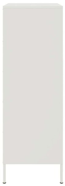 VidaXL fehér acél magasszekrény 68 x 39 x 113 cm