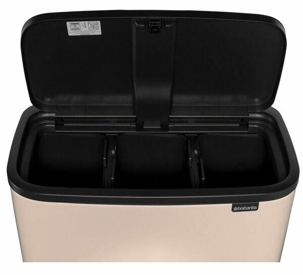 Brabantia Bo Touch Szelektív Szemetes - 3x11 Liter - Bézs