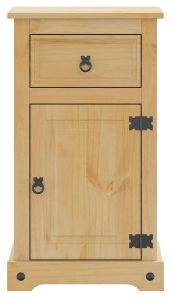 VidaXL Corona tömör fenyőfa fürdőszobaszekrény 45 x 33 x 80 cm