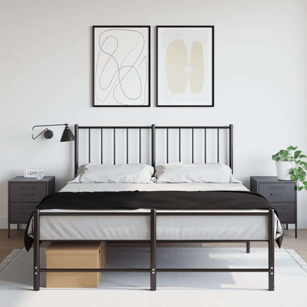 VidaXL Fém Éjjeliszekrény Szett - 2 db - Antracit Szürke - 36x39x50,5cm