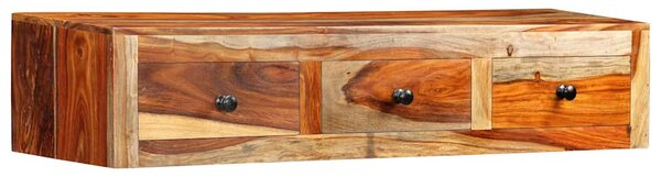 Tömör akácfából fali tálalóasztal 100 x 25 x 20 cm