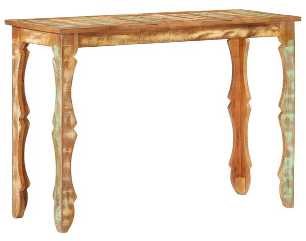 Tömör újrahasznosított fa tálalóasztal 110 x 40 x 76 cm