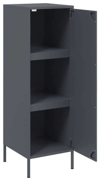 VidaXL antracitszürke acél magasszekrény 36 x 39 x 113 cm