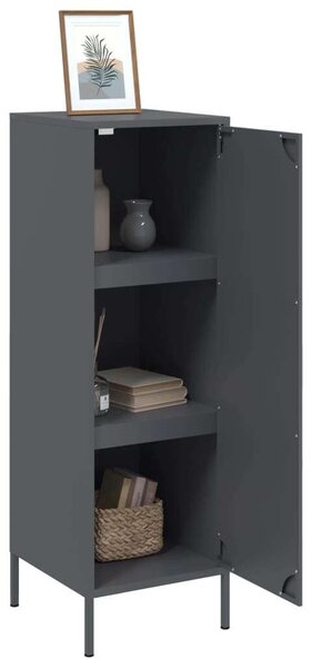 VidaXL antracitszürke acél magasszekrény 36 x 39 x 113 cm