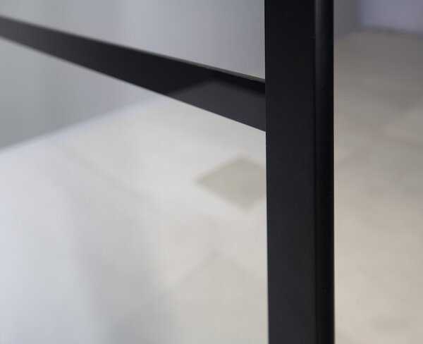 Gelco Gelco, CURE BLACK zuhanyparaván 700 mm, átlátszó üveg, CB70