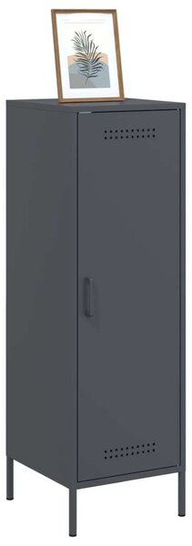VidaXL antracitszürke acél magasszekrény 36 x 39 x 113 cm