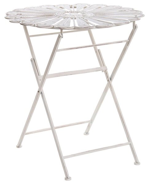 Bisztró asztal PAVIA 71 cm 71 cm Fém Törtfehér
