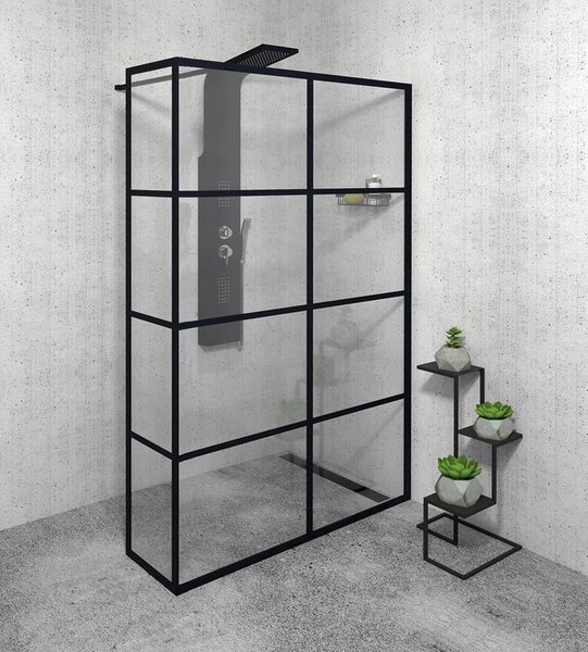 Gelco Gelco, CURE BLACK kiegészítő panel 350 mm, átlátszó üveg, CB350