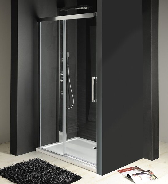 Gelco Gelco, FONDURA zuhanyajtó 1100mm, átlátszó üveg, GF5011