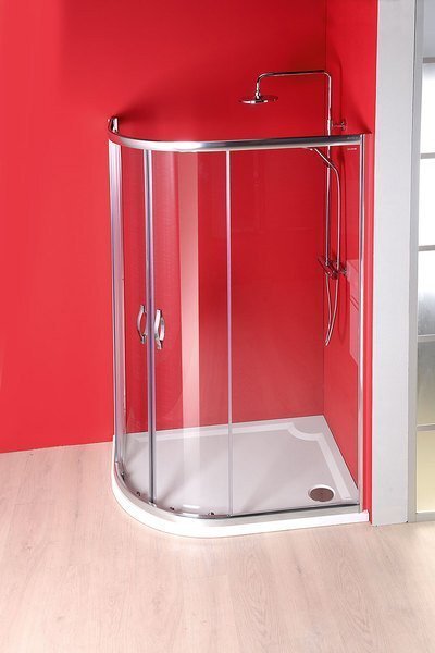 Gelco Gelco, RIVA öntött márvány zuhanytálca, negyedkör 100x80cm, jobb, GR10080R