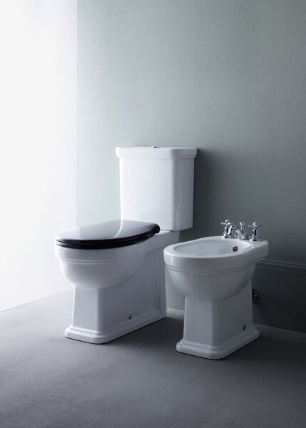 GSI GSI, CLASSIC WC-ülés, Soft Close, fekete / króm, MSC87CN20