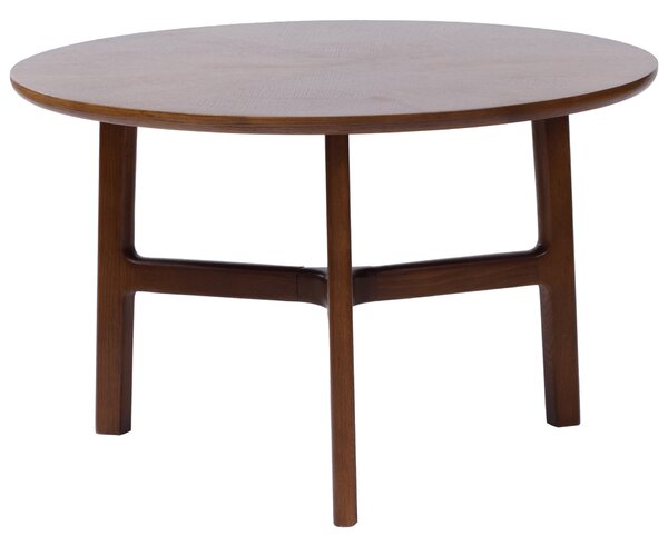 MAZZONI EXPORT BELLUNO Natúr Dió (Sötétbarna) - FA DOHÁNYZÓASZTAL Ø65 cm KEREK MODERN CLASSIC