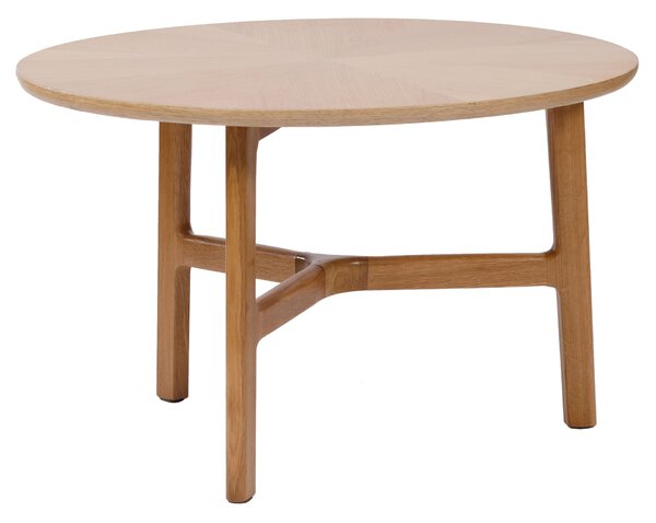 MAZZONI EXPORT BELLUNO Natúr Kőris - FA DOHÁNYZÓASZTAL Ø65 cm KEREK MODERN CLASSIC