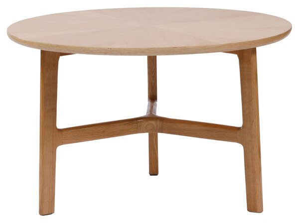 MAZZONI EXPORT BELLUNO Natúr Kőris - FA DOHÁNYZÓASZTAL Ø65 cm KEREK MODERN CLASSIC