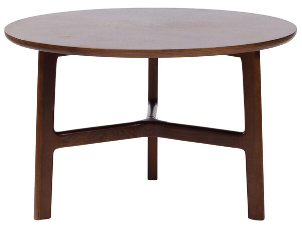 MAZZONI EXPORT BELLUNO Natúr Dió (Sötétbarna) - FA DOHÁNYZÓASZTAL Ø65 cm KEREK MODERN CLASSIC