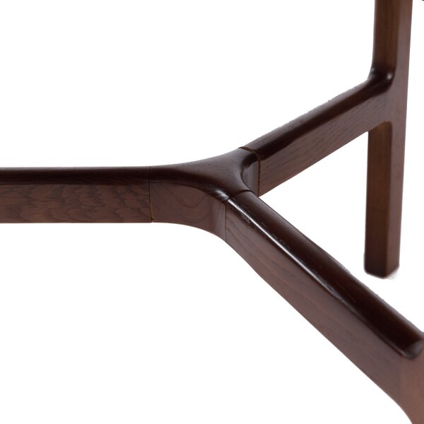 MAZZONI EXPORT BELLUNO Natúr Dió (Sötétbarna) - FA DOHÁNYZÓASZTAL Ø65 cm KEREK MODERN CLASSIC