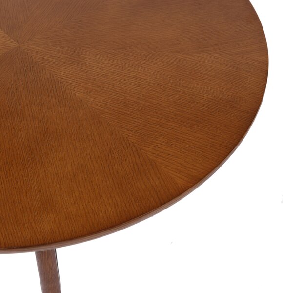 MAZZONI EXPORT BELLUNO Natúr Dió (Sötétbarna) - FA DOHÁNYZÓASZTAL Ø65 cm KEREK MODERN CLASSIC