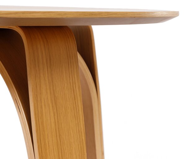 MAZZONI EXPORT BOLZANO 1200 Natúr Tölgy - KEREK FA ASZTAL KONYHÁBA ÉTKEZŐBE NAPPALIBA MODERN CLASSIC