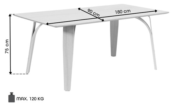 MAZZONI EXPORT BOLZANO 1800 Natúr Tölgy - FA ASZTAL KONYHÁBA ÉTKEZŐBE NAPPALIBA MODERN CLASSIC