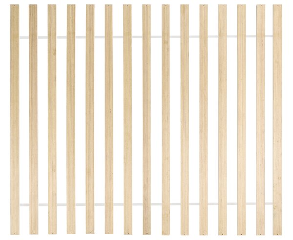 Fejtámla nélküli ágy Fenyő TALAIRAN 160 x 200 cm Világosbarna