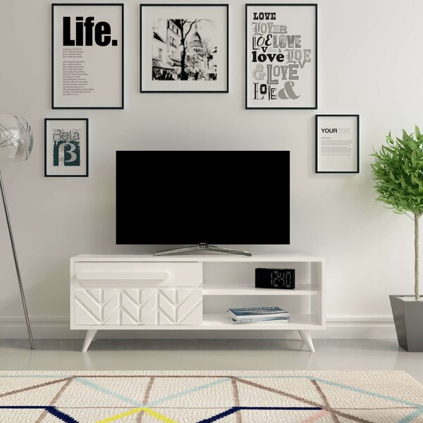 Venedik fehér tv állvány 120 x 43 x 29 cm