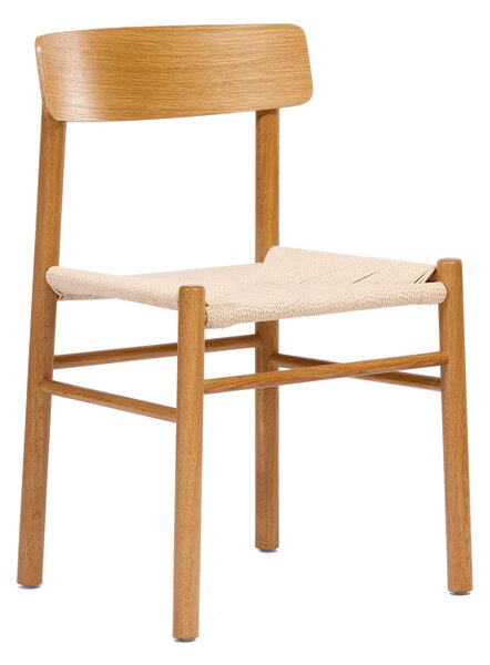 MAZZONI EXPORT LIAM Kraft Zsinór/váz Természetes Tölgy - FONOTT FA SZÉK NAPPALIBA ÉTKEZŐBE KONYHÁBA MODERN CLASSIC BOHO