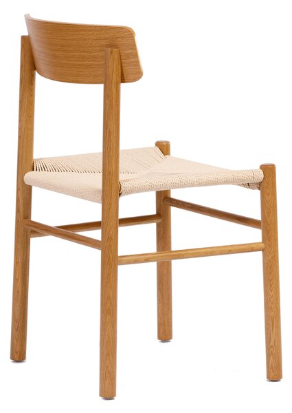 MAZZONI EXPORT LIAM Kraft Zsinór/váz Természetes Tölgy - FONOTT FA SZÉK NAPPALIBA ÉTKEZŐBE KONYHÁBA MODERN CLASSIC BOHO