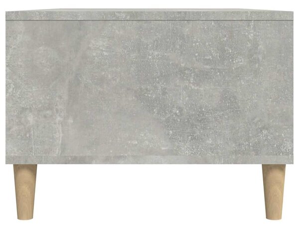 Betonszürke szerelt fa dohányzóasztal 90x50x36,5 cm