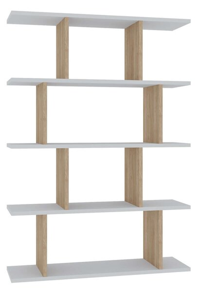 Melamin könyvespolc 90 x 25 x 127 cm
