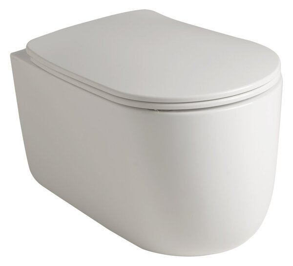 Kerasan Kerasan, NOLITA wc ülőke, SLIM, Soft Close, fehér, 539101