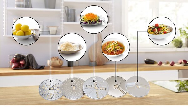 Bosch MUZ S68VL VeggieLove Szeletelő készlet MUM Serie 6 készülékhez (MUZS68VL)