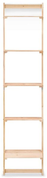 Cédrusfa létra fali polc 41,5 x 30 x 176 cm