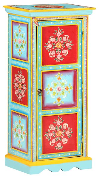 Kézzel festett tömör mangófa tálaló 40 x 30 x 90 cm