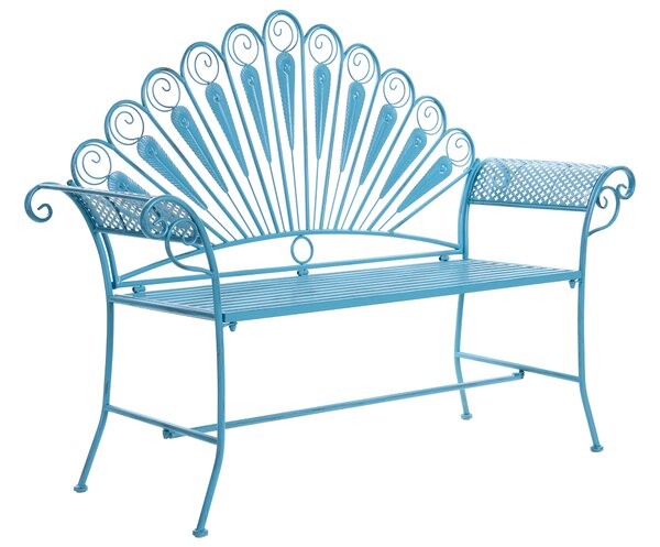 Kerti pad PAVIA 146 cm Fém Kék
