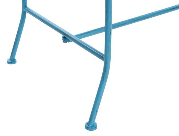 Kerti pad PAVIA 146 cm Fém Kék