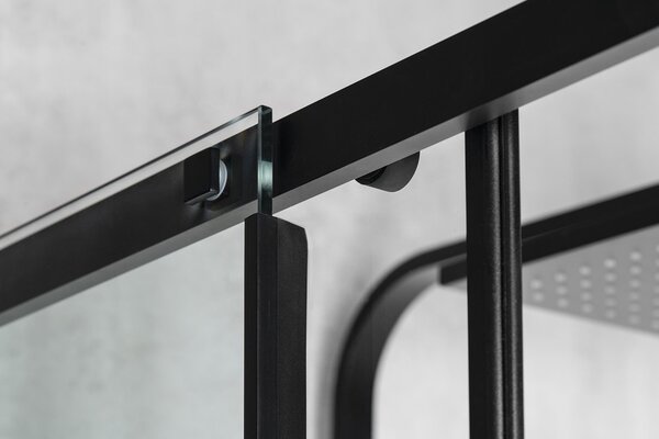 Polysan Polysan, ALTIS LINE BLACK téglalap alakú zuhanyparaván 900x800 mm, bal / jobb változat, sarokbejárat, AL1592BAL1582B
