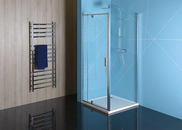 Polysan Polysan, EASY zuhany sarok, három fal 1100x800mm, bal/jobb változat, téglaüveg, EL1138EL3238EL3238