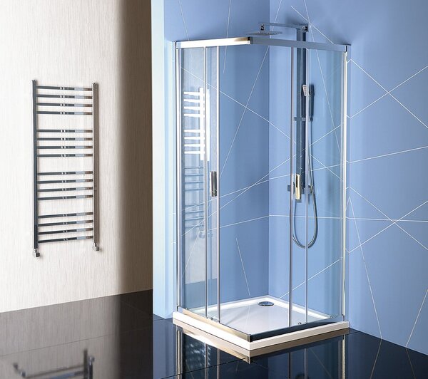 Polysan Polysan, EASY LINE négyzet alakú zuhanyparaván 800x800mm, átlátszó üveg, EL5215