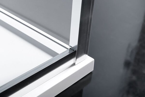 Polysan Polysan, EASY LINE zuhany oldalfal 1000mm, átlátszó üveg, EL3415