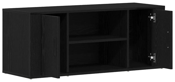 TV szekrény 100 x 35 x 40 cm Musta tammi Szerelt fa