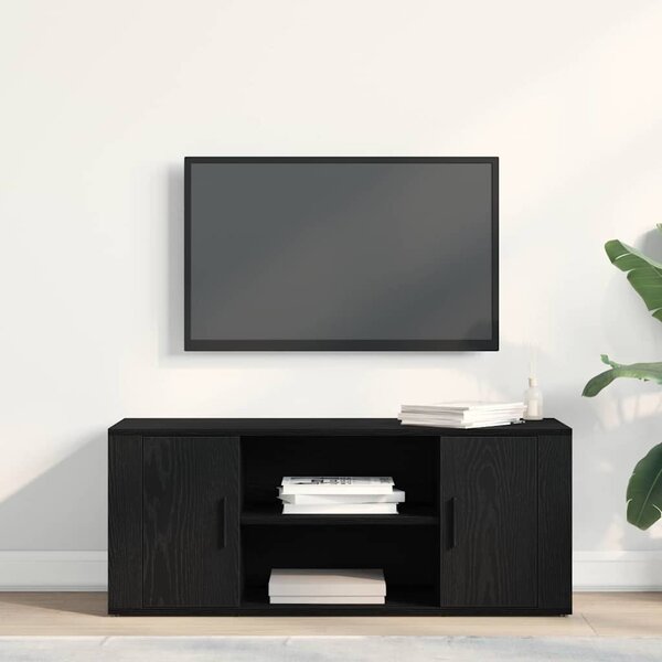 TV szekrény 100 x 35 x 40 cm Musta tammi Szerelt fa