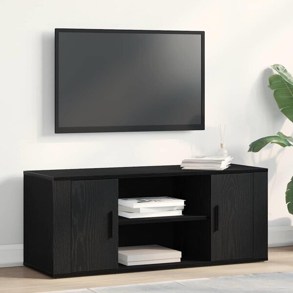 TV szekrény 100 x 35 x 40 cm Musta tammi Szerelt fa