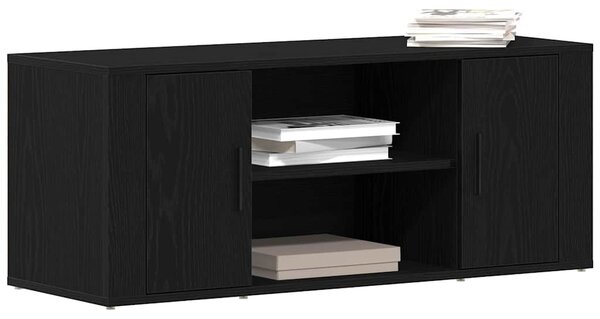 TV szekrény 100 x 35 x 40 cm Musta tammi Szerelt fa
