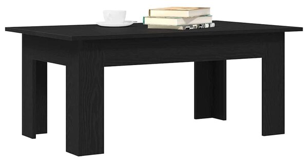 Dohányzóasztal Fekete tölgy 100 x 60 x 42 cm Szerelt Fa