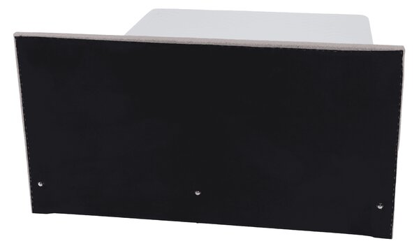 KONDELA Boxspring ágy, szürkésbarna Taupe, 140x200, ADARA