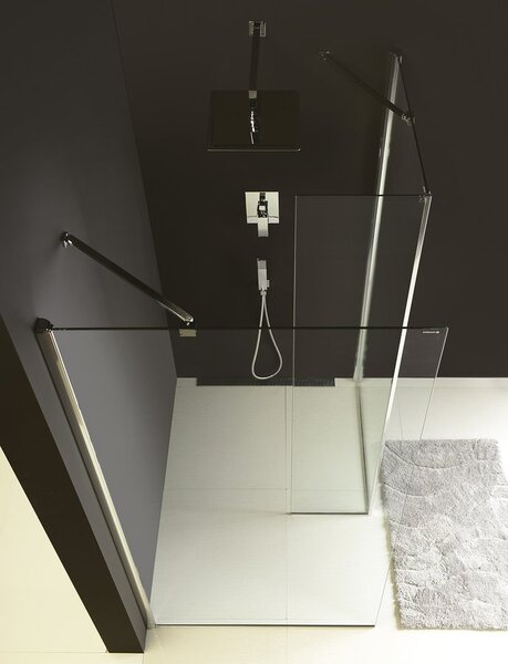 Polysan Polysan, MODULAR SHOWER kiegészítő panel a 2. modul falára szereléshez, 1000 mm, jobb, MS2B-100R
