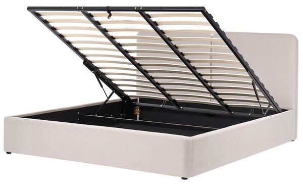 Ágyneműtartós ágy ARBOIS 180 x 200 cm Bézs