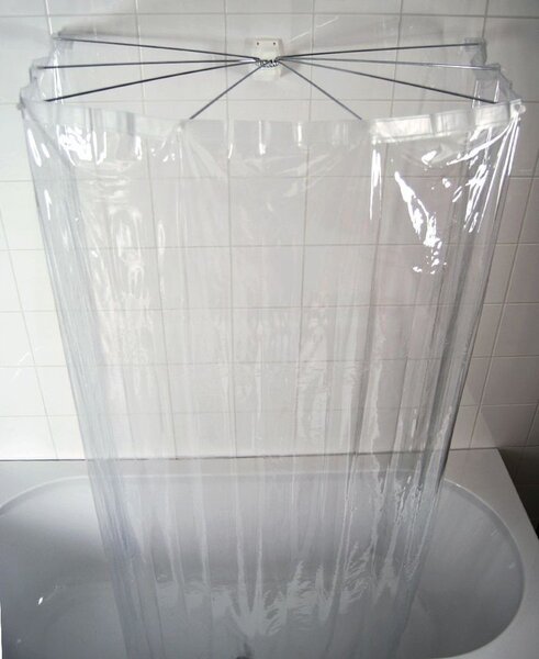 Ridder Ridder, OMBRELLA összecsukható zuhanykabin, 100x70cm, átlátszó, 58200