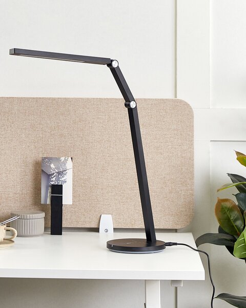 LED asztali lámpa DORADO Dimmer funkcióval Fém Fekete